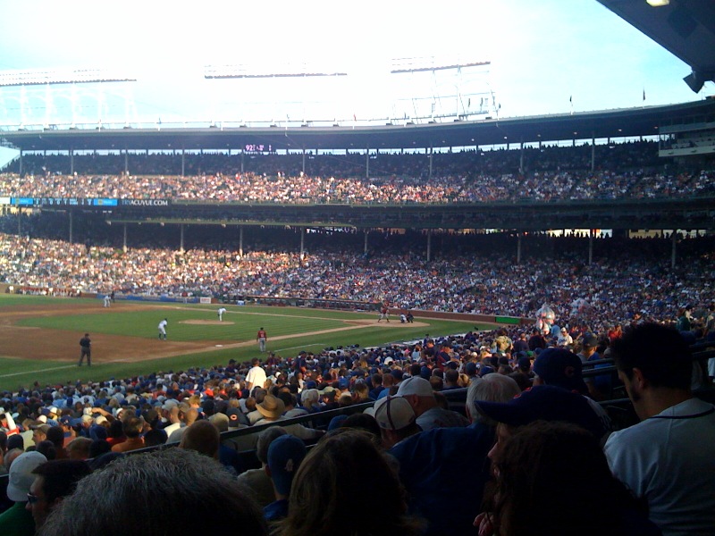 Lovely night at Wrigley