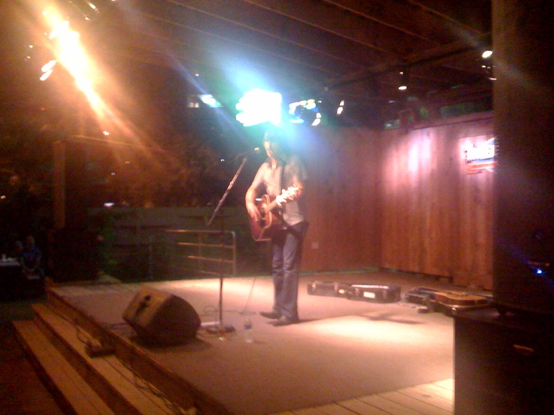 Rhett Miller at Threadgill’s from my iPhone